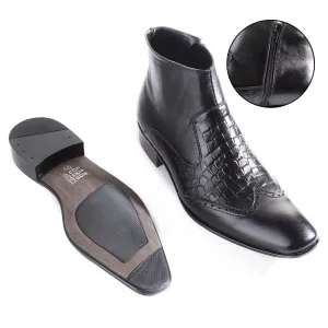 Formal  shoes /  100% genuine leather -black-6896